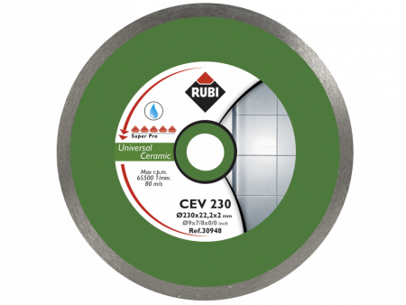 Диск сплошной для керамики CEV 180 PRO