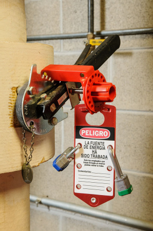 Множитель замковый алюминиевый с этикеткой