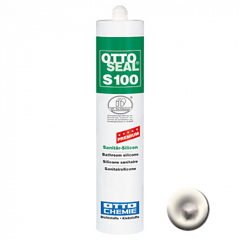 Профессиональный универсальный силиконовый герметик OTTOSEAL S100 PREMIUM С1107 (ванильно-бежевый), 300мл