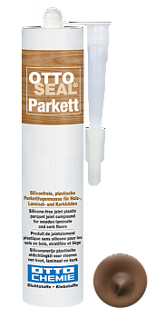 Профессиональный акрилатный герметик для паркета и ламината OTTOSEAL Parkett A221 C101 (тик), 310мл