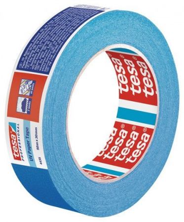 Лента малярная четкий край Синяя 50 м × 30 мм (2 нед)