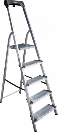 Стремянка алюминиевая со ступенями 130 мм и органайзером NV1118 артикул 1118105