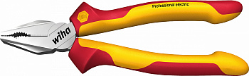 Пассатижи Wiha Professional electric с DynamicJoint и OptiGrip со сверхдлинной режущей кромкой