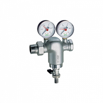 FAR  Фильтр с манометрами, хромированный НР-BР 1" 300мкм  FA 3937 1