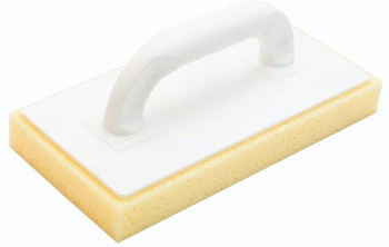 Терка пластиковая 280x140мм, полотно из мелкой гидрогубки, 30мм Color Expert