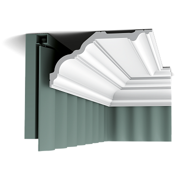 Скрытый карниз для штор C340 NOBLESSE