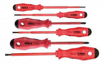 Набор диэлектрич. отверток  6 шт., серия 513 FELO 513 961 97