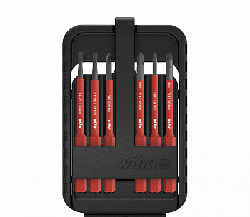 Набор бит Wiha slimBit electric в коробке (6 предметов, Phillips и Pozidriv)
