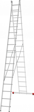 Лестница алюминиевая многофункциональная двухсекционная NV2220 артикул 2220217