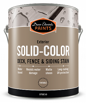 Solid-Color Exterior Deck Fence & Siding Stain
