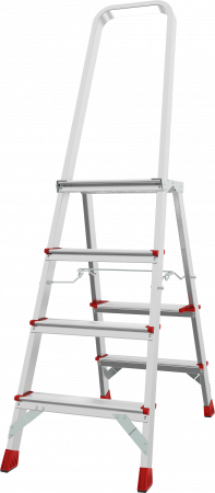 Профессиональная алюминиевая стремянка с площадкой 350×260 мм NV 3130 артикул 3130104