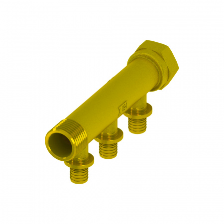 TECE  Коллектор TECEflex из стандартной латуни R 3/4" x Rp 3/4" x 16 2 контура  762201
