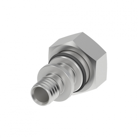 TECE  Соединение прямое с внутренней резьбой никелированное (накидная гайка, Евроконус), Латунь, никелированное 16  7136161