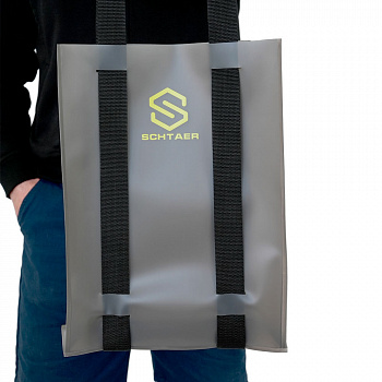 SCH-SP008 Сумка шоппер ПВХ с нанесением логотипа, с нанесением фирменного логотипа SCHTAER