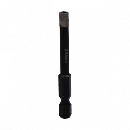 Коронка алмазная по керамограниту 5 мм Серебряная пайка GCB751