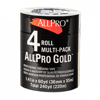 Малярная лента AllPro Gold 4 Roll multi-pack