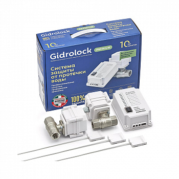 Комплект Gidrolock Premium 12 V с резервным питанием BONOMI 1/2 31201031