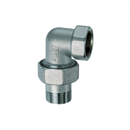 FAR  Угловой трехсоставной фитинг  1/2"(ВР-американка) 1/2"  FC 5200 12