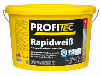 Краска PROFI Tec P118  weiss Rapidwei?, 12,5 л