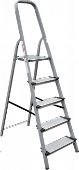 Стремянка стальная с алюминиевыми ступенями 130 мм NV1137