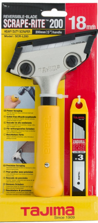 Cкребок с двухсторонним лезвием, 18 мм TAJIMA SCRAPE-RITE SCR-L200