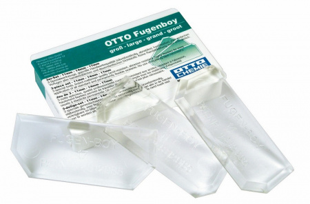 Набор больших шпателей для нанесения и разравнивания силикона OTTO Fugenboy (3шт), (арт. BOYGROSS)