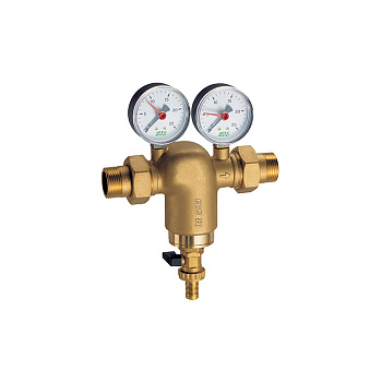 FAR  Фильтр с манометрами, латунный НР-НР 1 1/2"  FA 3931 112