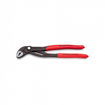 KNIPEX COBRA® клещи переставные с фиксатором 50 мм (2 ) под ключ 46 мм L-250 мм KN-8701250