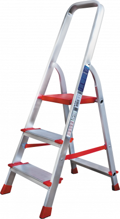 Профессиональная алюминиевая стремянка со ступенями 130 мм NV 3117 артикул 3117103