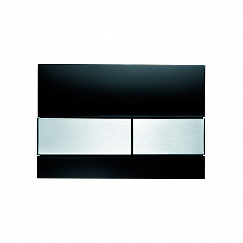 TECE TECEsquare панель смыва с двумя клавишами стеклянная сатин 9240806