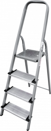 Стремянка стальная с алюминиевыми ступенями 130 мм NV1137 артикул 1137104