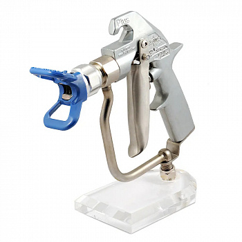 07-HDG345-B безвоздушный краскораспылитель ПРЯМОЙ без сопла (серебряный)