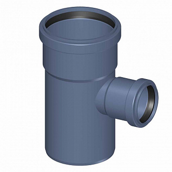 POLO-KAL  Шумопоглощающий тройник канализационный 87,5° 90/50  02830