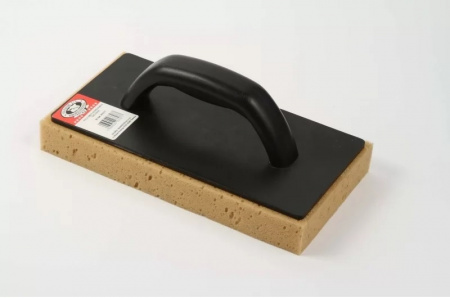 Кельма пластиковая с плотной поролоновой губкой, рукоятка двухкомпонентная, толщина полотна 25мм, размер 280х140мм