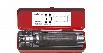 Ручной импульсный винтоверт Wiha (набор с битами)