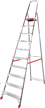 Профессиональная алюминиевая стремянка NV 3110 артикул 3110110