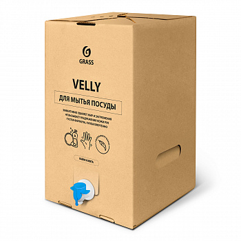 Средство для мытья посуды "Velly" Premium лайм и мята (bag-in-box 20,6 кг)