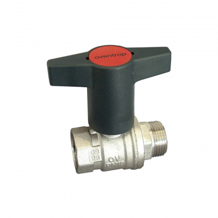 Oventrop  ШК Optibal, НР-ВР, черная пластиковая рукоятка DN 15  1077304