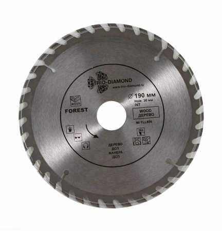 Диск пильный 190*30*36Т FLL806