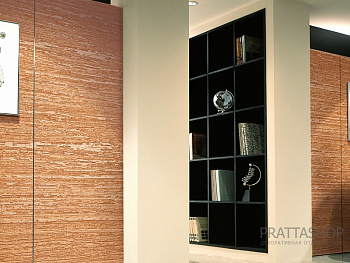 Стен в прихожей с шелковистым велюровым эффектом