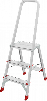 Профессиональная алюминиевая стремянка с площадкой 350×260 мм NV 3130 артикул 3130103