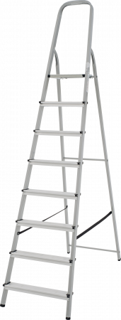 Стремянка стальная с алюминиевыми ступенями NV1130 артикул 1130108