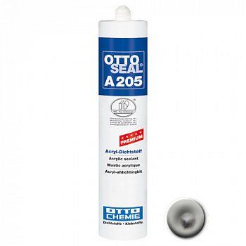 Акриловый герметик премиум-класса OTTOSEAL A205 С56 (серый бетон), 310мл