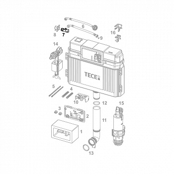 TECE  Заливной вентиль  9820013