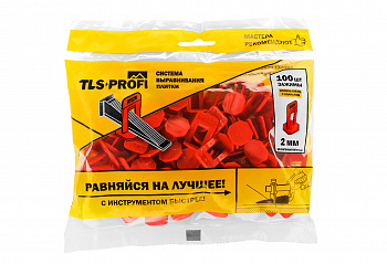 Зажим 2 мм TLS-Profi 100 шт