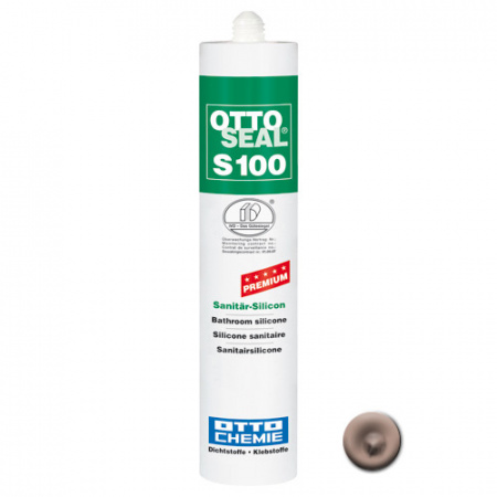 Профессиональный универсальный силиконовый герметик OTTOSEAL S100 PREMIUM С26 (закат солнца), 300мл