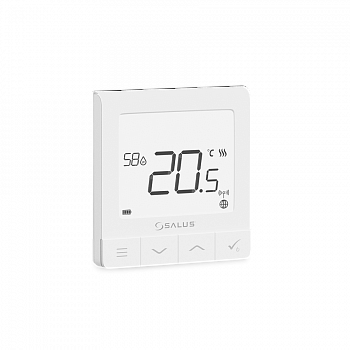 SALUS Smart Home  Беспроводной электронный терморегулятор Quantum белый  SQ610RF