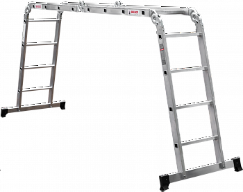 Лестница-трансформер алюминиевая, ширина 400 мм NV2322 артикул 2322404