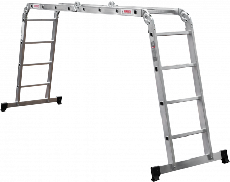Лестница-трансформер алюминиевая, ширина 400 мм NV2322 артикул 2322404