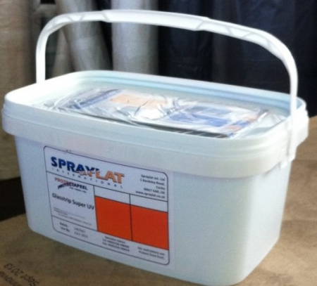 Защитное полимерное покрытие Протектопил  Glasstrip Super (синий) UV 15 кг 3.5м/кв с литра